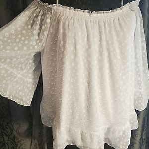 Lane Bryant off the shoulder Top